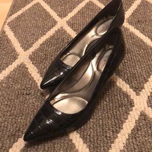 Bandolino, black, two inch heel.